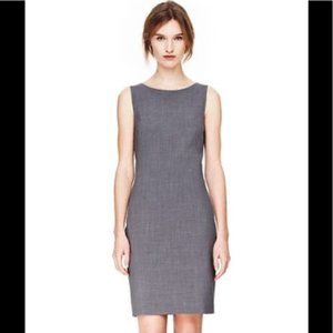 THEORY Betty 2 Urban Wool Blend Dress  - Grey
